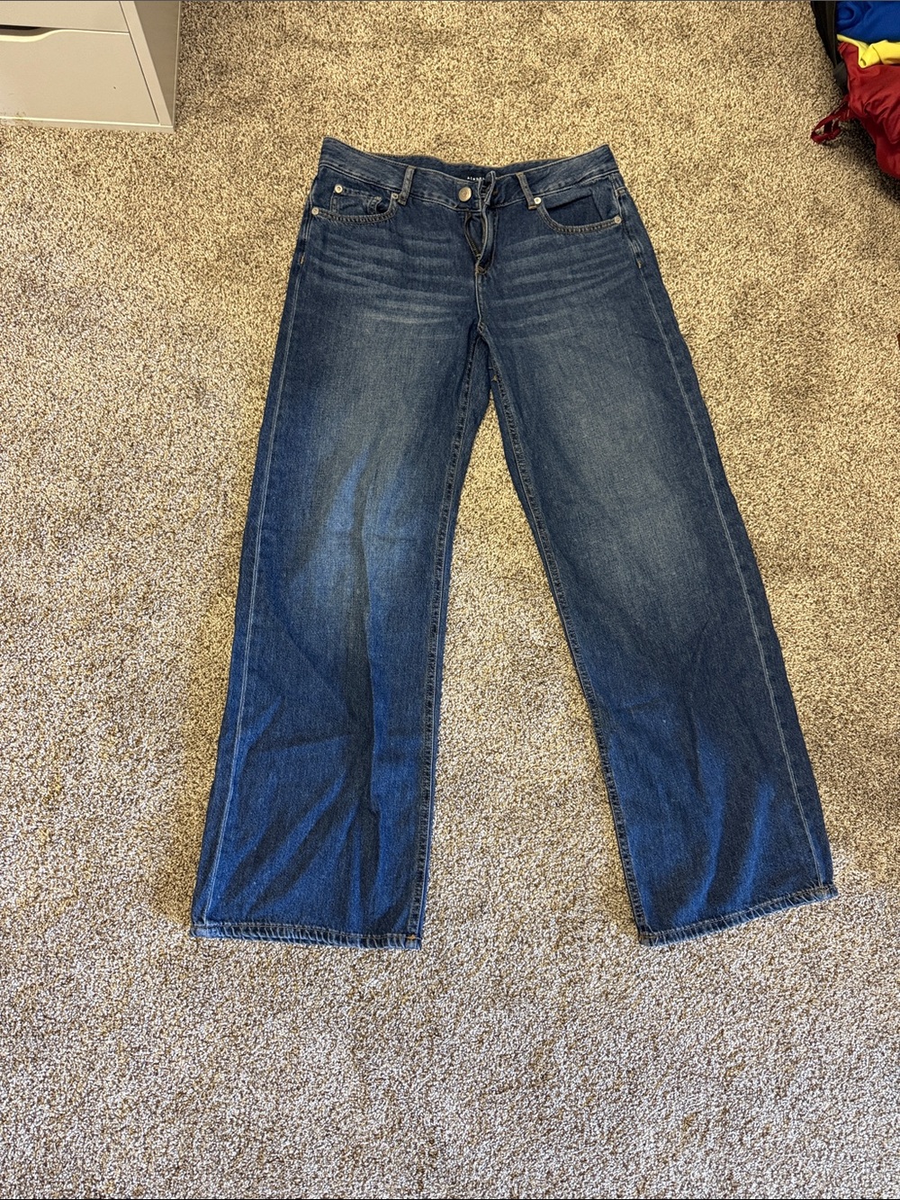 Aeropostale Women's Blue Wide Leg Flare Jeans